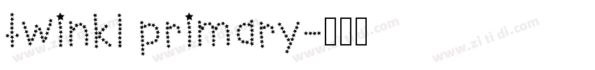 twinkl primary字体转换